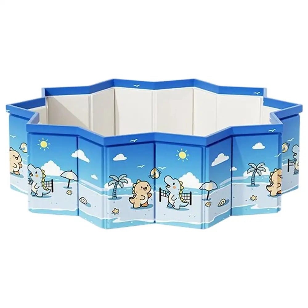 90/120/160cm Foldable Non-Slip Swimming Pool With Drain Hose Foldable Pool Outdoor Bath Tub Non-Slip Kid Pool Kiddie Water Pool